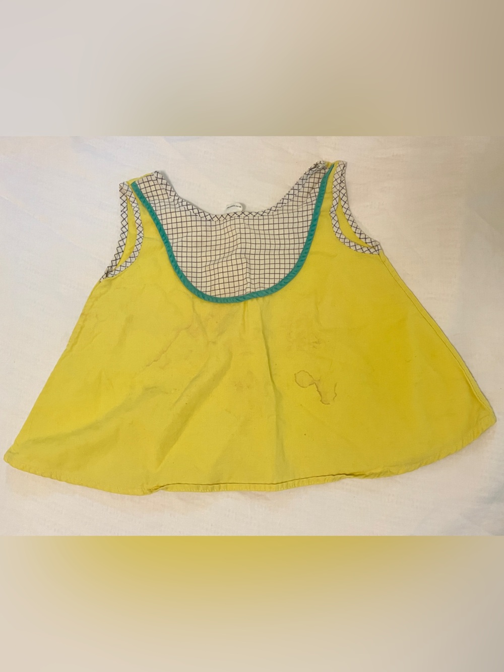 Vintage Sears Yellow Cotton Tank